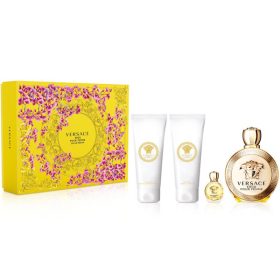  Versace Eros Pour Femme női parfüm szett (eau de parfum) Edp 100ml+100ml Testápoló+Edp 5ml+100ml Tusfürdő