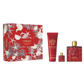   Versace Eros Flame férfi parfüm szett (eau de parfum) Edp 100ml+5ml+150ml tusfürdő