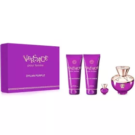   Versace Dylan Purple női parfüm szett (eau de parfum) Edp 100ml+100ml tusfürdő+100ml testápoló+ edp 5ml miniparfüm