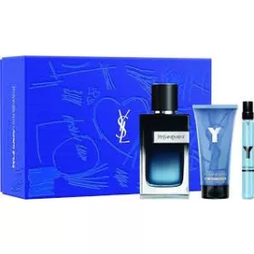   Yves Saint Laurent (YSL) Y by YSL férfi parfüm szett (eau de parfum) Edp 100ml+Edp 10ml+50ml Tusfürdő