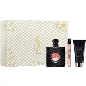   Yves Saint Laurent (YSL) Black Opium női parfüm szett (eau de parfum) Edp 50ml+edp10ml+50ml Testápoló